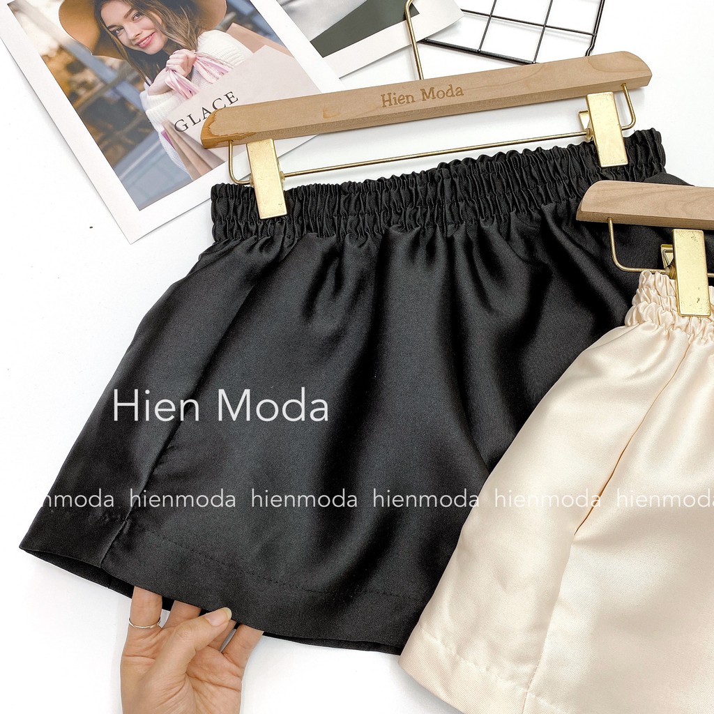 Quần short nữ đẹp ống rộng cạp chun , quần đùi nữ phồng cạp cao | BigBuy360 - bigbuy360.vn