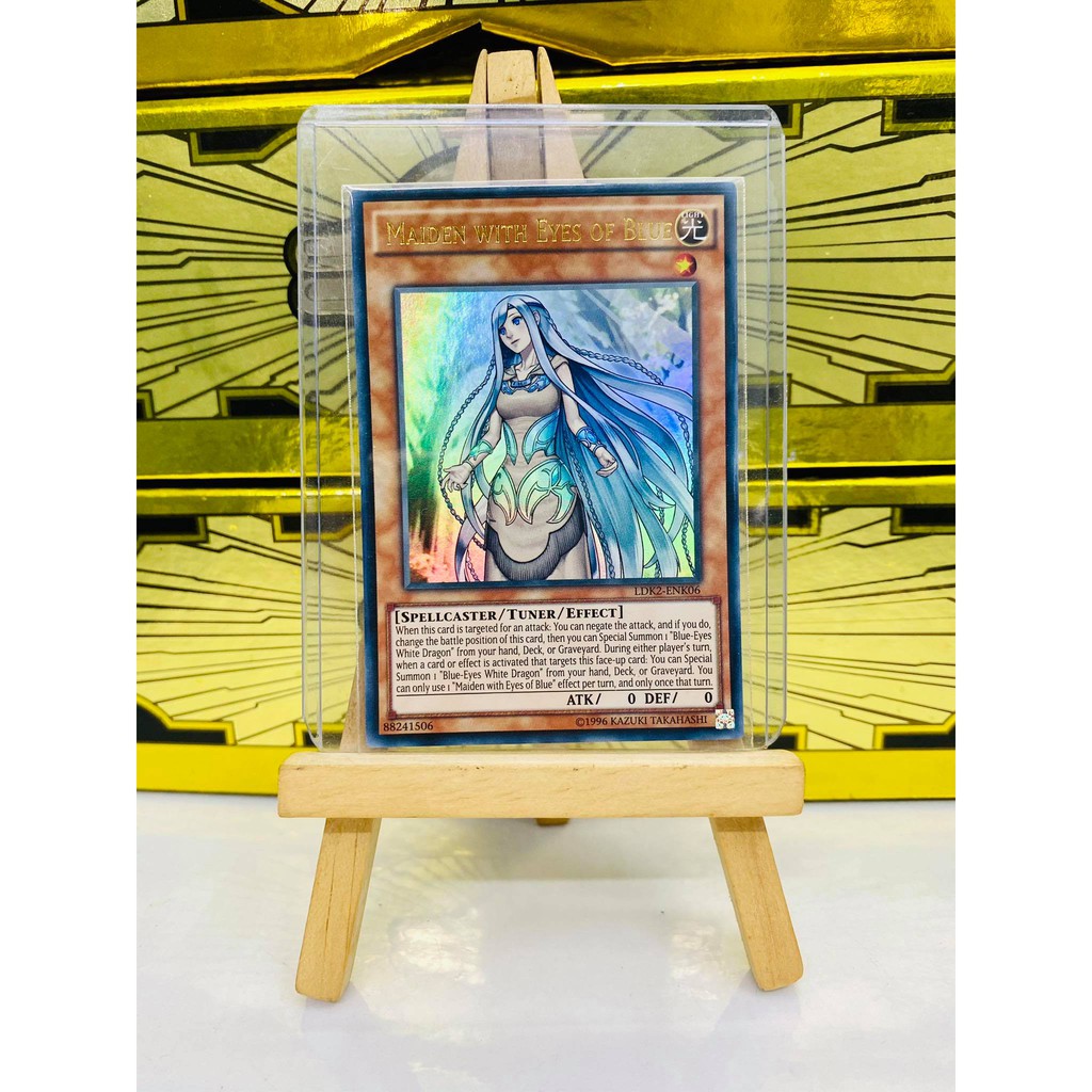 [ Dưa Hấu Yugioh ] Lá bài thẻ bài Maiden with Eyes of Blue - Ultra Rare - Tặng bọc bài nhựa bảo quản