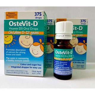 Vitamin D Ostevit Dạng Giọt (15ml) (0-12 Tuổi)