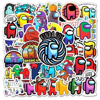 Nhãn dán sticker không thấm nước among us