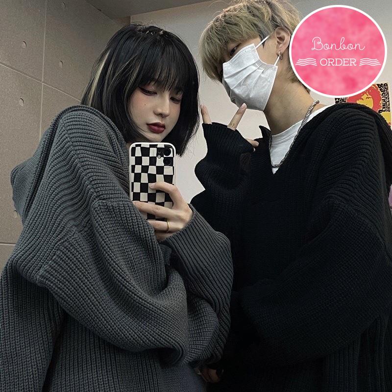 ÁO LEN ULZZANG PHỐI MŨ CỰC CHẤT -