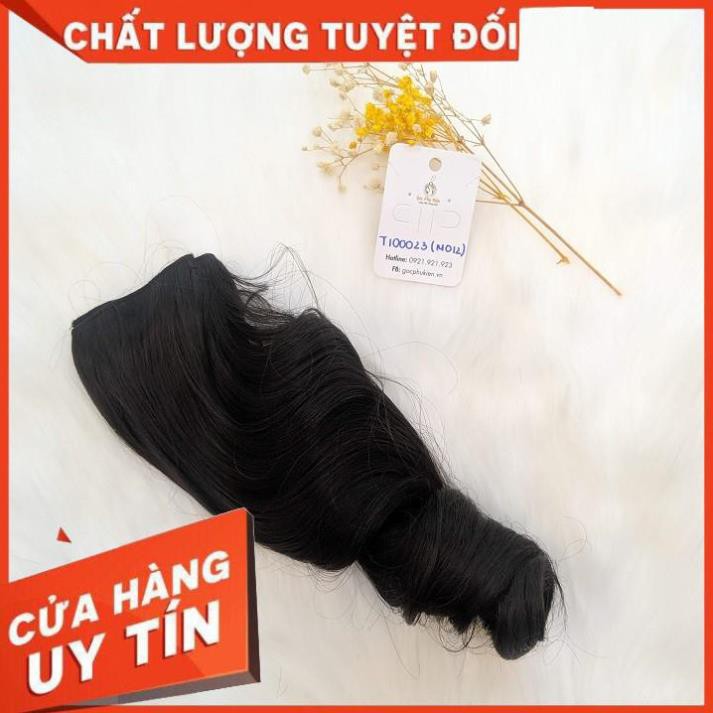 Ảnh  Thật Tự Chụp ☀️ Tóc Giả Kẹp 6 Phím Xoăn Làm Từ Sợi Tơ, Bao Nhiệt Độ, Giá Hạt Dẻ, Ảnh Chụp Thật ☀️