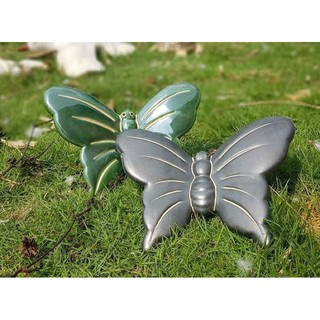 Tượng bướm gốm sứ tiểu cảnh trang trí sân vườn size 20cm - Cửa hàng Gốm Hoa Mai chuyên hàng chén bát gốm sứ xưa