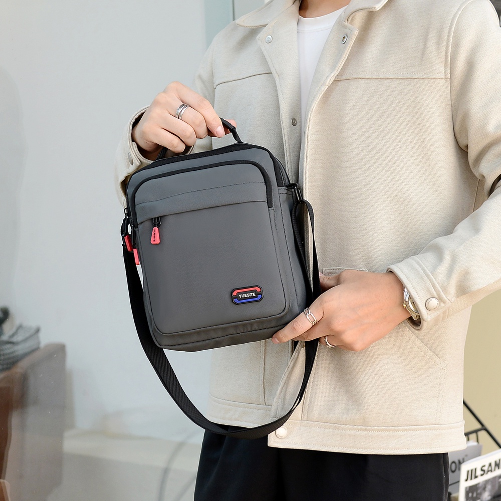 Túi Đeo Chéo Một Bên Vai Kiểu Mới Đơn Giản Thời Trang Giản Dị Dễ Phối Đồ Cho Nam