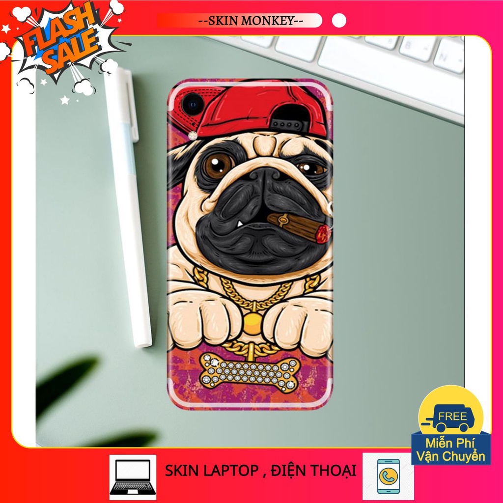 Miếng dán skin hình Dog đáng yêu ngộ nghĩnh (Mã: atk110) cho iPhone 5/6/6Plus/7/7Plus/X/XS max/11/11 Pro