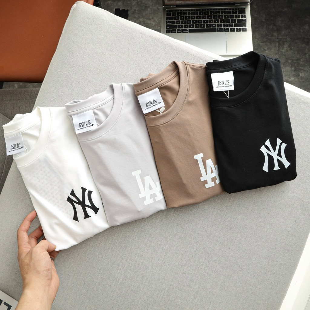 Áo thun thời trang unisex chất liệu cotton cao cấp, họa tiết logo cá tính