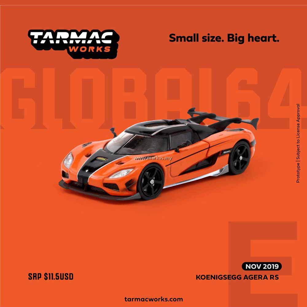 Xe mô hình Tarmac Works Koenigsegg Agera RS Orange
