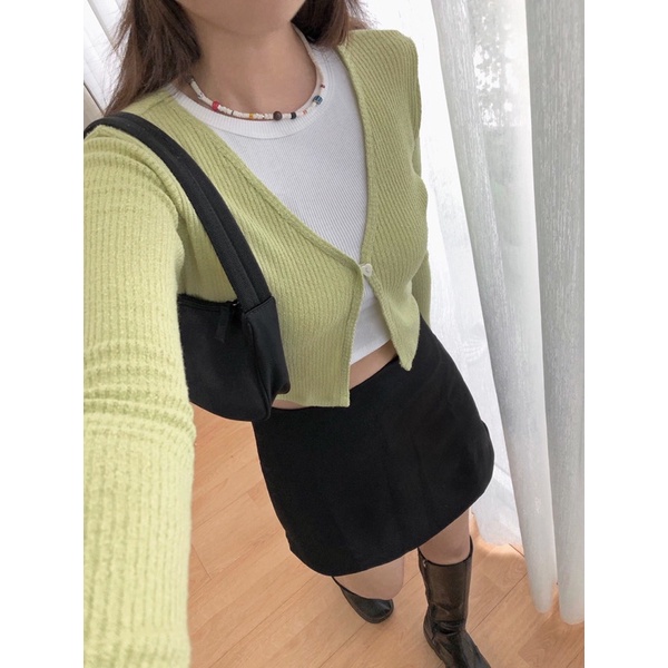 JANET STUDIO • Chân váy mini đen