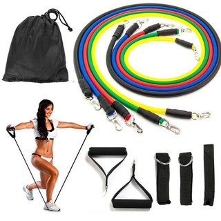 Bộ 5 Dây Ngũ Sắc 💪Tập Gym💪Full Body Đàn Hồi Tập Thể Dục Thể Thao Cao Cấp