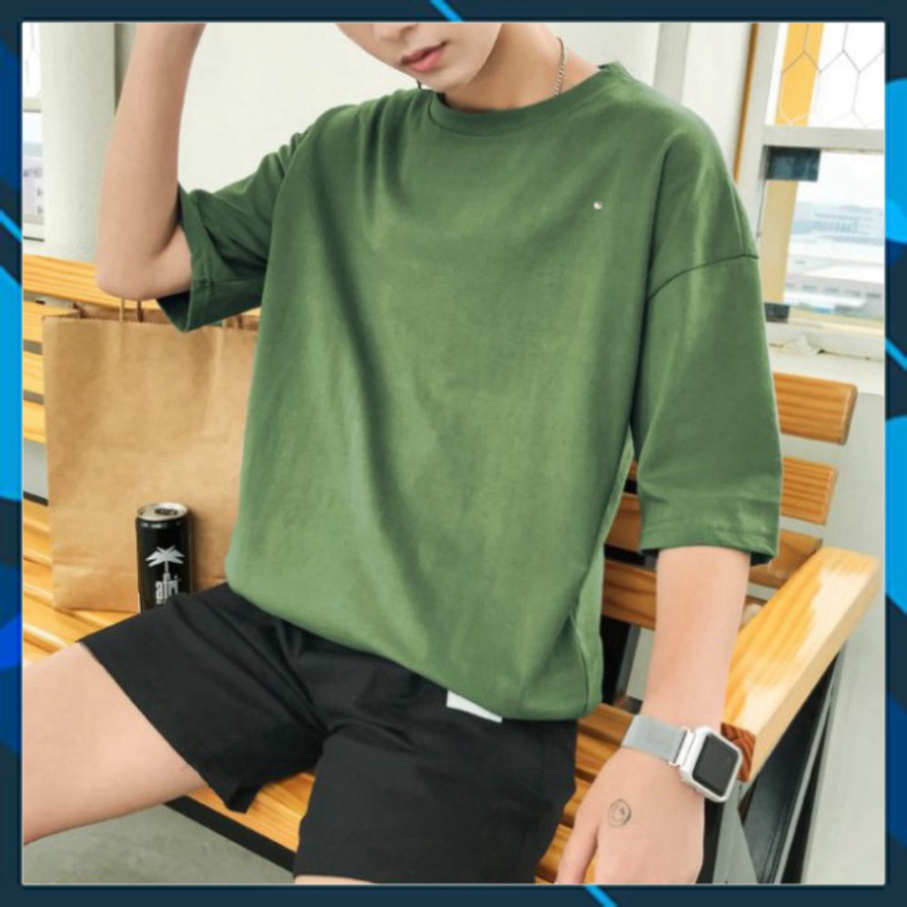 Áo Thun Tay Lỡ Basic Nhiều Màu Siêu Hot🍁 Unisex nam nữ đều mặc được | BigBuy360 - bigbuy360.vn