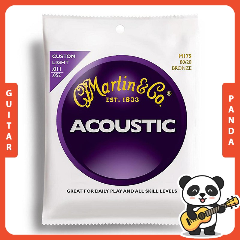  Dây đàn guitar Acoustic Martin & Co M175 (Martin M175) [Size 11] - Dòng Chuyên Nghiệp