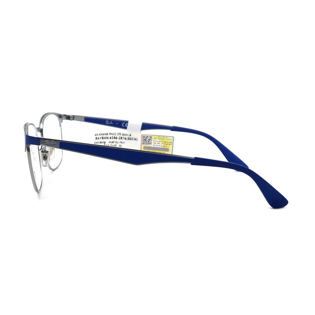 RB6356 2876-Gọng kính nam nữ Rayban chính hãng (50-18-145), thiết kế dễ đeo bảo vệ mắt