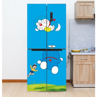Decal dán Tủ Lạnh Doremon  chất liệu cao cấp
