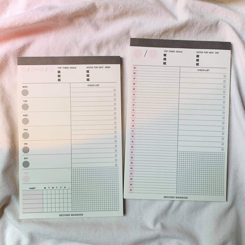 Notepad Lên Kế Hoạch - Sổ Giấy Lên Kế Hoạch Planner