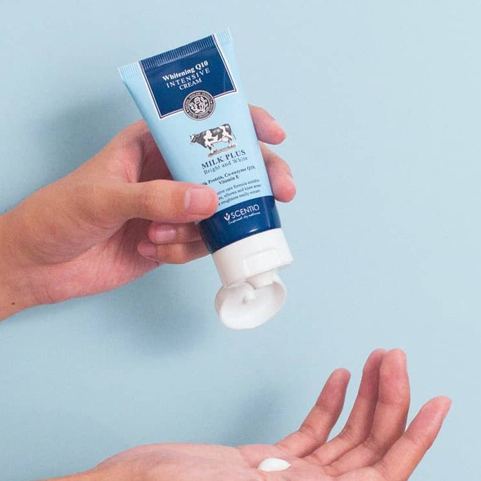 Kem Thâm Đầu Gối, Khuỷ Tay Scentio Milk Plus Whitening Q10 Intensive Cream
