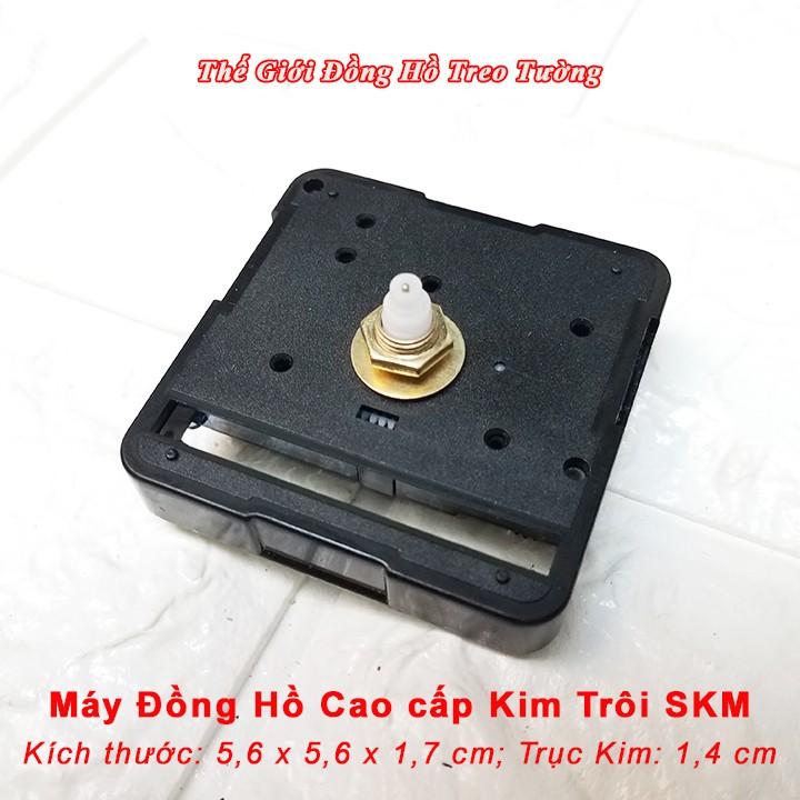 Máy Đồng Hồ KIM TRÔI NHẬT SKM S8888 – Tặng Pin Tiểu AA Vỏ Nhôm và Bộ KIM Tự Chọn - Bảo Hành 1 Năm