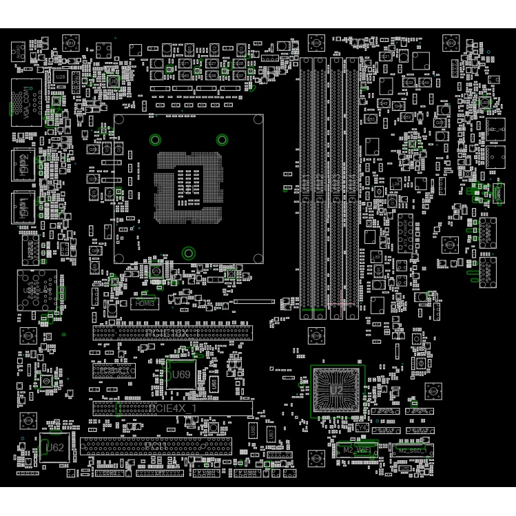 Sơ đồ mạch Boardview MS-7B60 MS 7B60 dùng cho thợ sửa chữa