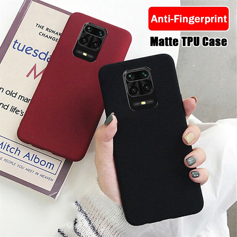 Mềm Ốp Điện Thoại Silicon Dẻo Bề Mặt Nhám Cát Cho Xiaomi Mi Redmi Note 8 9 9S 10 10S 9C 9T