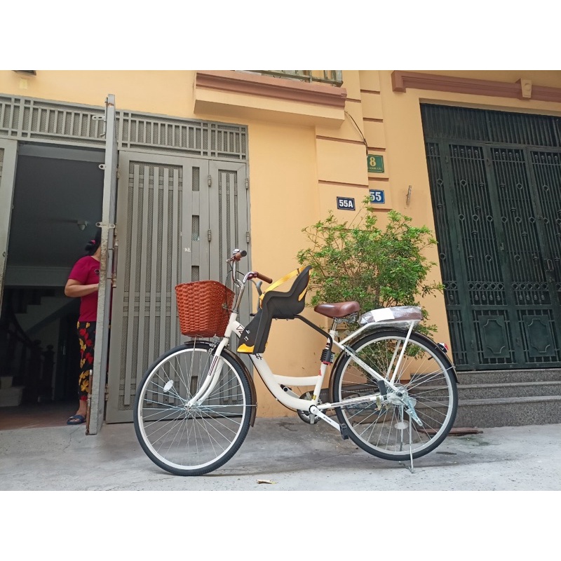 Combo Xe đạp Thống Nhất + ghế trước Bikemate BG6