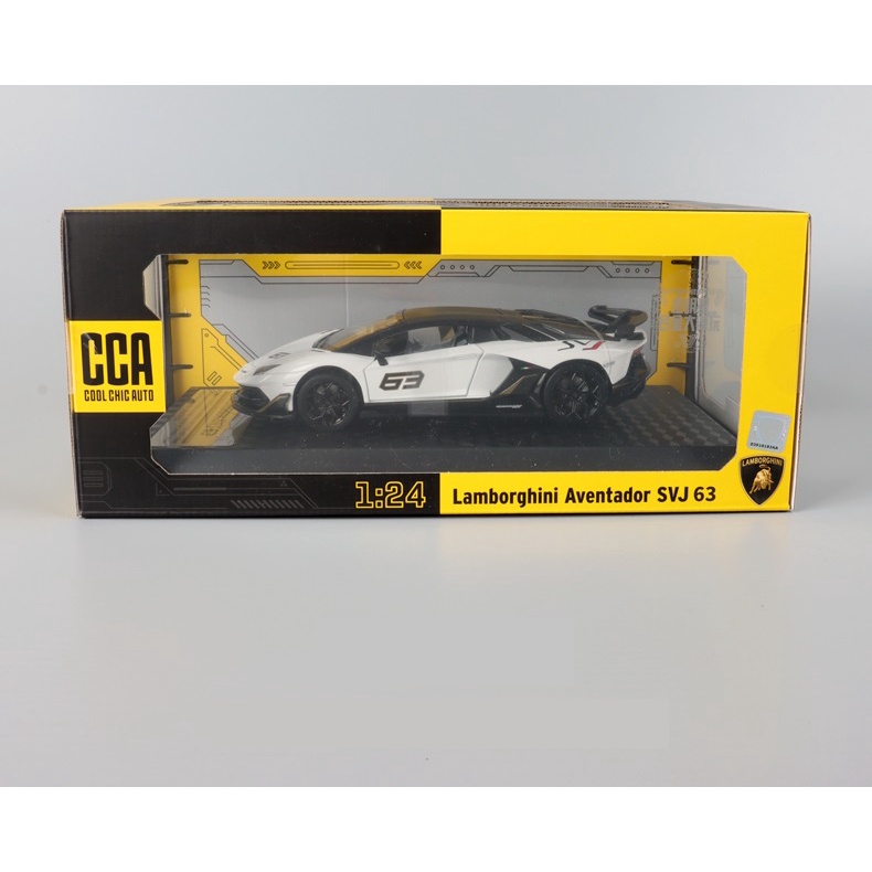 Xe mô hình Lamborghini Aventador SVJ 63 1:24 Caipo