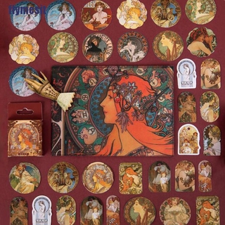 Bộ 46 sticker dán trang trí nhật ký