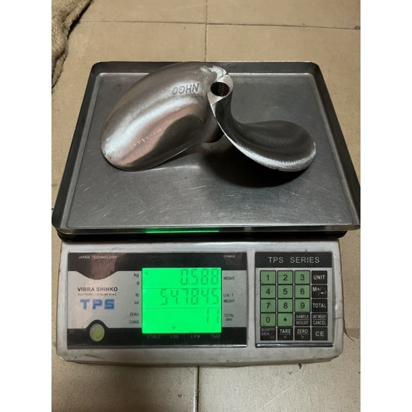 Chân vịt inox thái 15hp-18hp  lỗ ren 16mm chân vịt thái 2 cánh NHGG inox 304