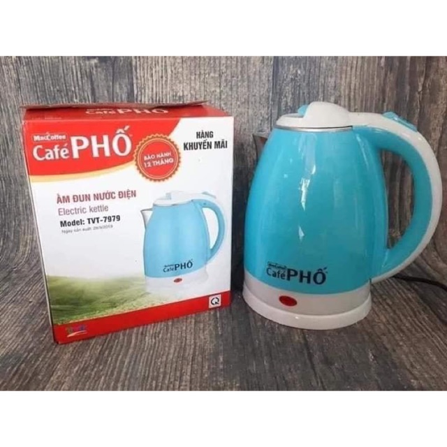 Ấm siêu tốc -quà tặng càphê Phố