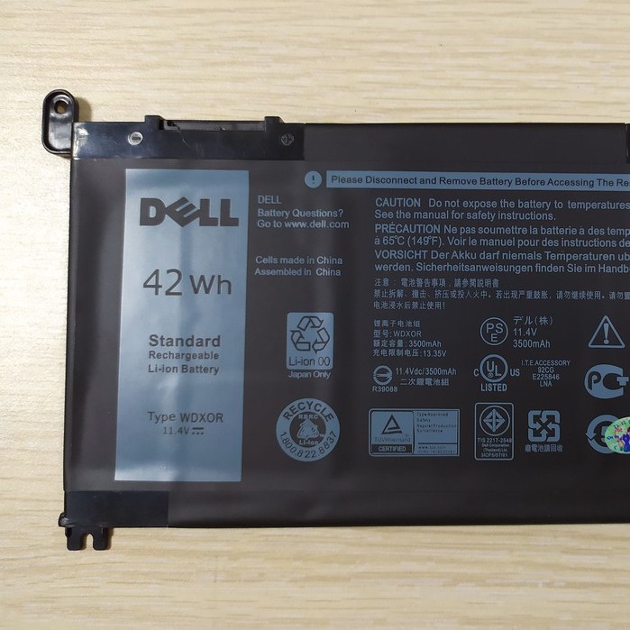 [FREESHIP] 💖 Pin Laptop Dell Vostro 5468 5567 5568 5471 5481 5581 5584 5480 WDXOR 42Wh  Hàng Zin Nhập Khẩu. | BigBuy360 - bigbuy360.vn