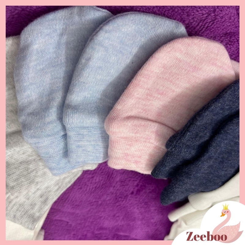 Bao tay sơ sinh Cotton cho bé, hàng xuất khẩu chất liệu vải dày dặn, giúp giữ ấm bàn tay, chống cào mặt