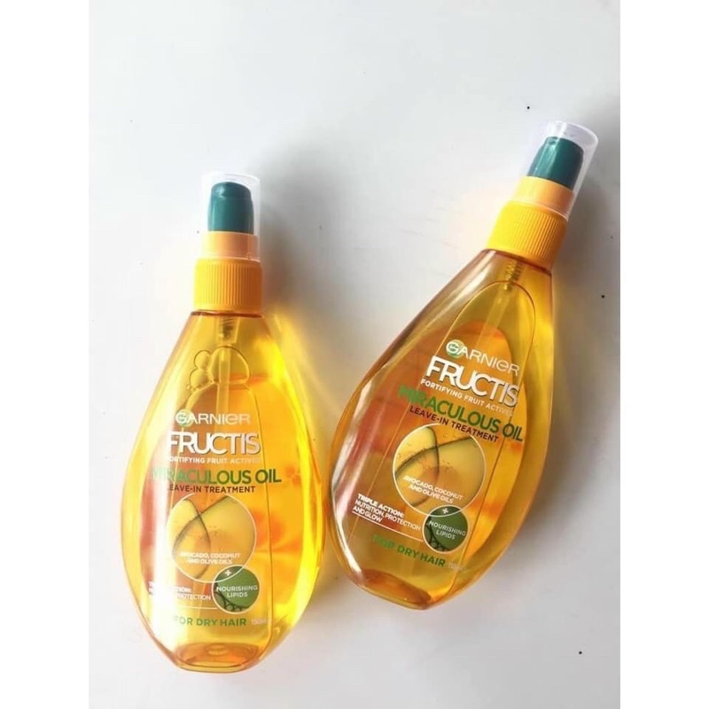 xịt dưỡng tóc ganier fructis Đức