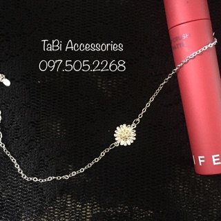 VÒNG BẠC 925 HOA CÚC (CÓ ẢNH THẬT)