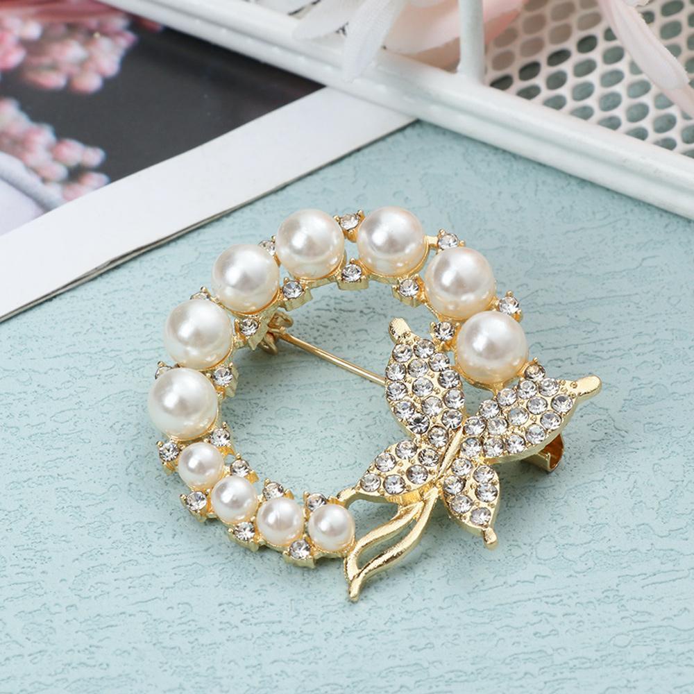 Trâm Cài Áo Đính Ngọc Trai Thanh Lịch Duyên Dáng