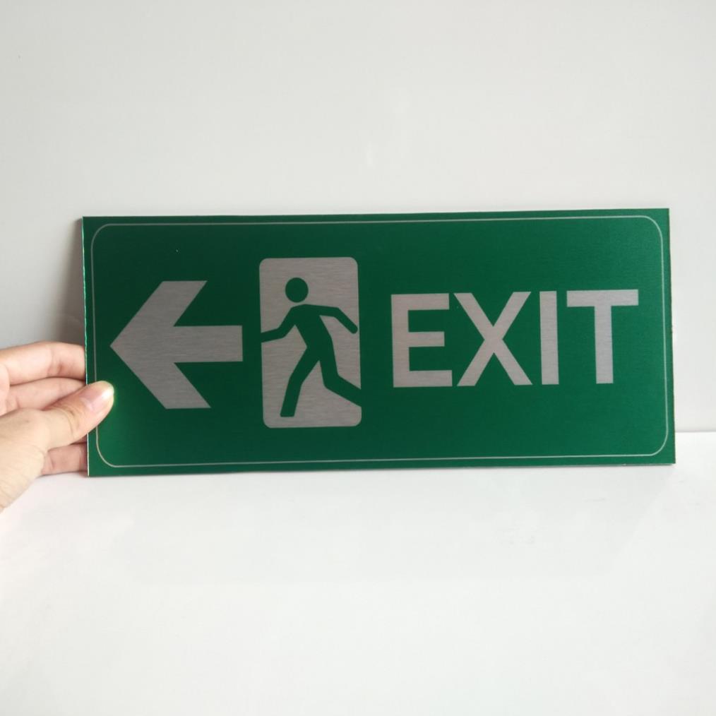 Bảng thoát hiểm, lối thoát hiểm, biển Exit nhiều mẫu, in trực tiếp giá tốt nhất
