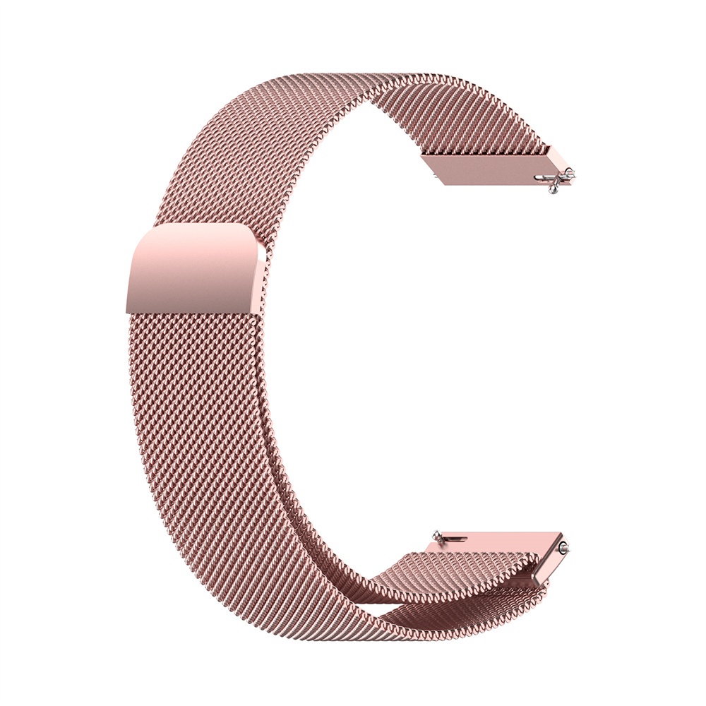 Dây Đeo Đồng Hồ Bằng Thép Không Gỉ 18mm Khóa Nam Châm Cho Realme Band 2
