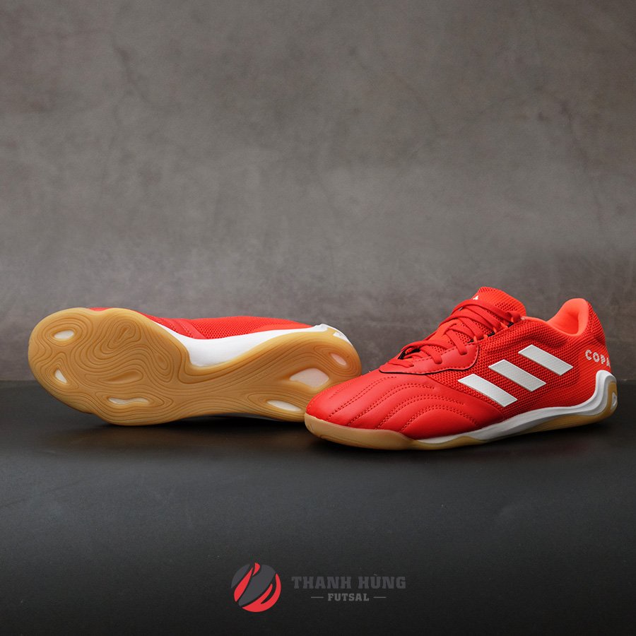 GIÀY ĐÁ BÓNG CHÍNH HÃNG ADIDAS COPA SENSE .3 SALA IN - FY6192 - ĐỎ/TRẮNG