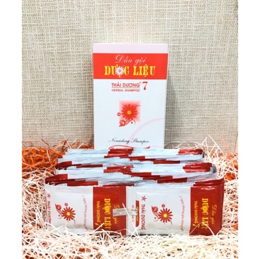 DẦU GỘI DƯỢC LIỆU THÁI DƯƠNG 7 HỘP 40 gói