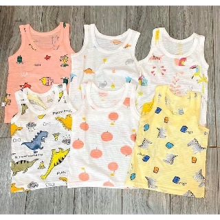 Áo thun cho bé 👕 FREE SHIP 👕 Áo ba lỗ cotton sợi tre thông hơi Quảng Châu cho bé trai/ gái (8- 20 kg)