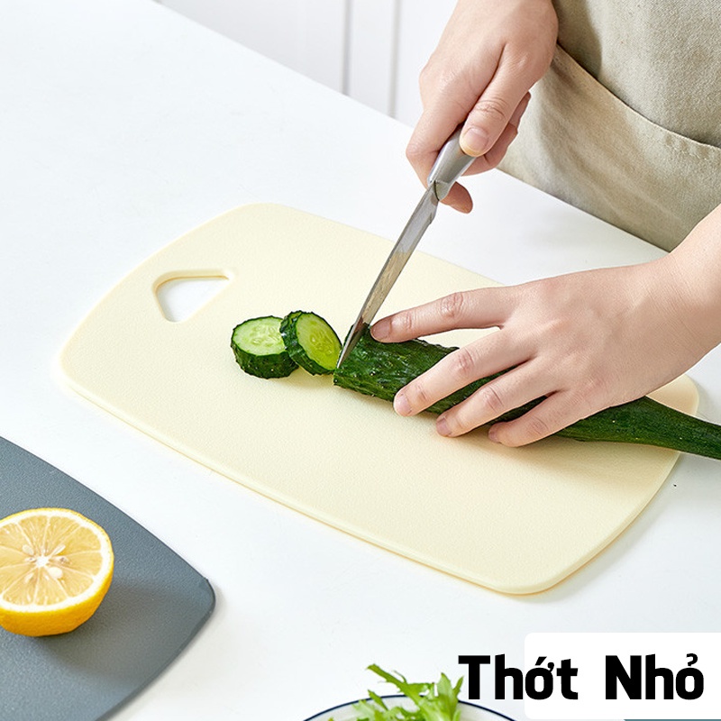 Combo 3 Thớt Nhựa Lúa Mạch ECCO Kháng Khuẩn Chống Bám Bẩn An Toàn Sức Khỏe