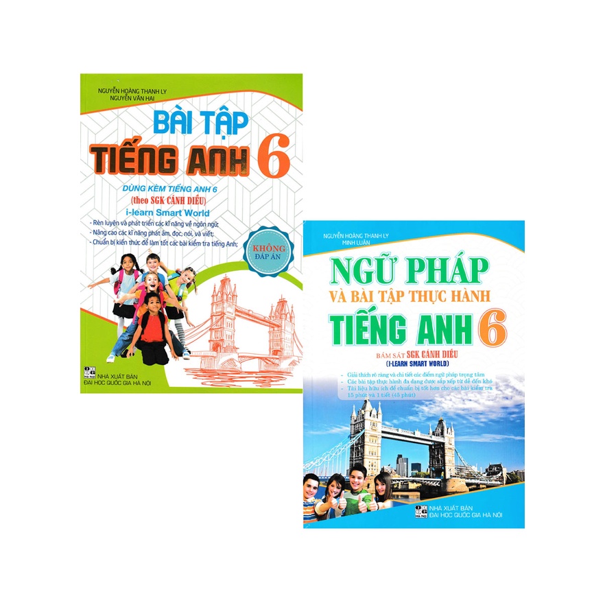 Sách - Combo Bài Tập Tiếng Anh Lớp 6 - Không Đáp Án + Ngữ Pháp Và Bài Tập Thực Hành Tiếng Anh 6