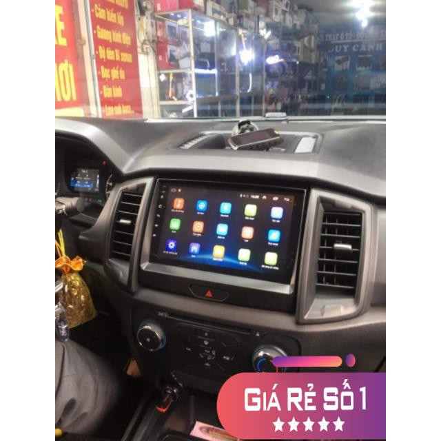 Màn hình Android 10 inch cắm sim 4G cho Ford Ranger 2018-2019 có canbus hiển thị thông tin xe