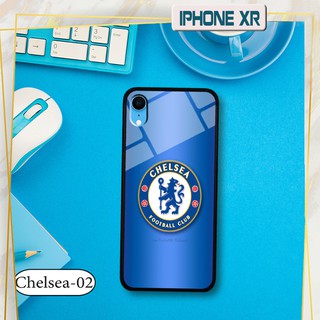 Ốp lưng kính 3D iPhone XR -hình đội bóng