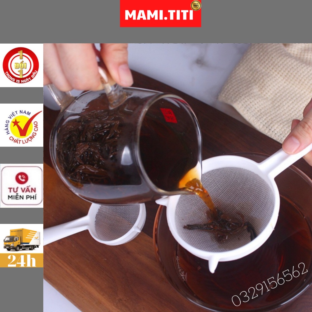 Rây lọc nhựa, nhựa cao cấp không rỉ - MAMI.TITI