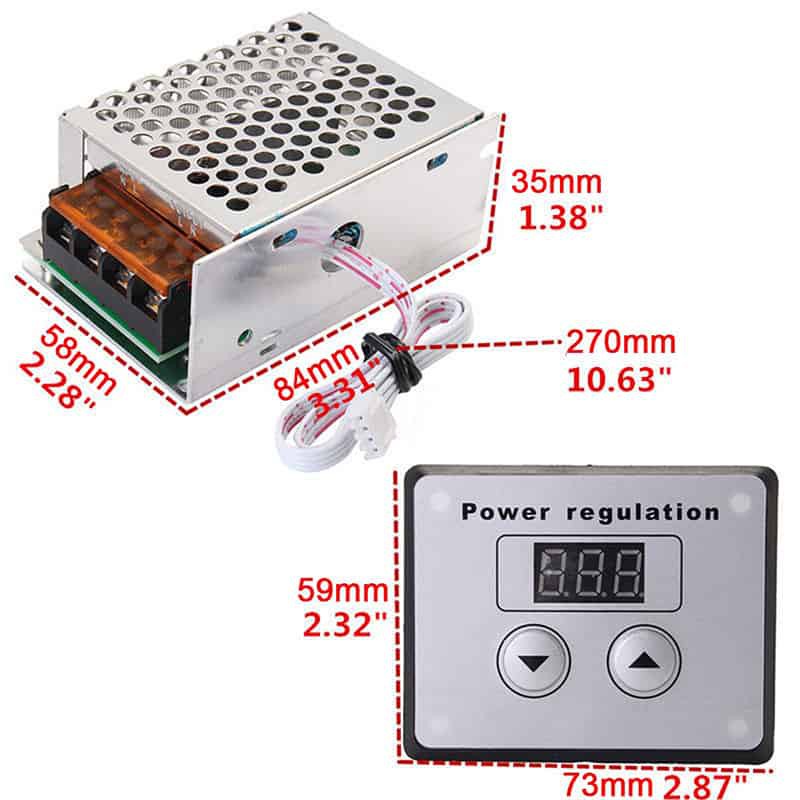 Dimmer AC 4000W có hiển thị - O6XO