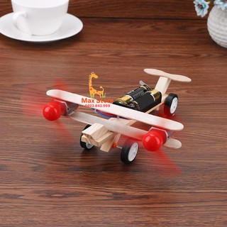 (Đồ Chơi STEM) Đồ Chơi Lắp Ráp Máy Bay 2 Động Cơ
