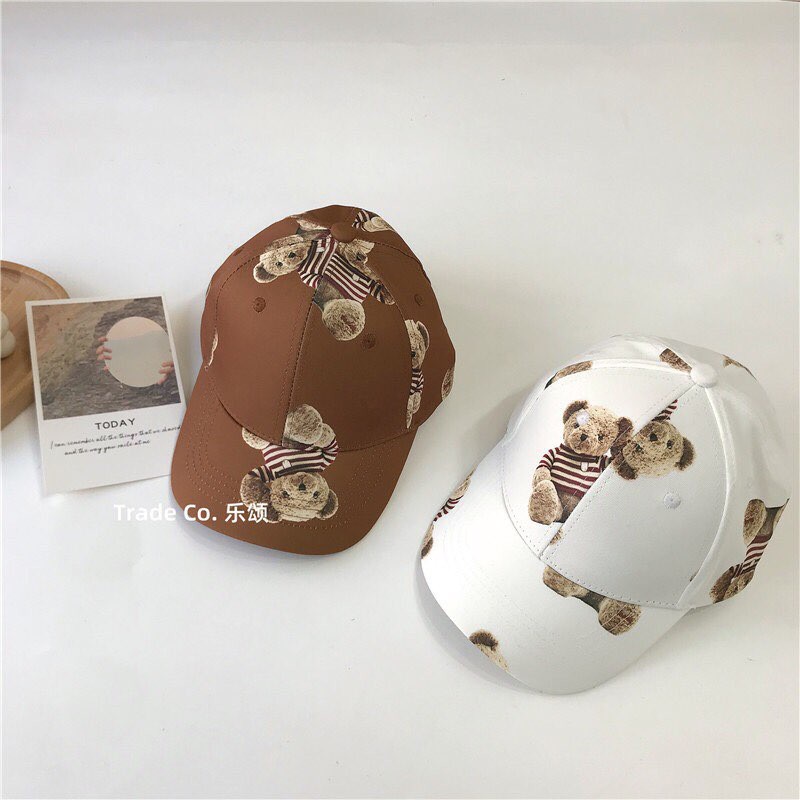 NÓN/MŨ HÌNH GẤU SIÊU LẠ MẮT CHO BÉ - CỐM KIDS NT
