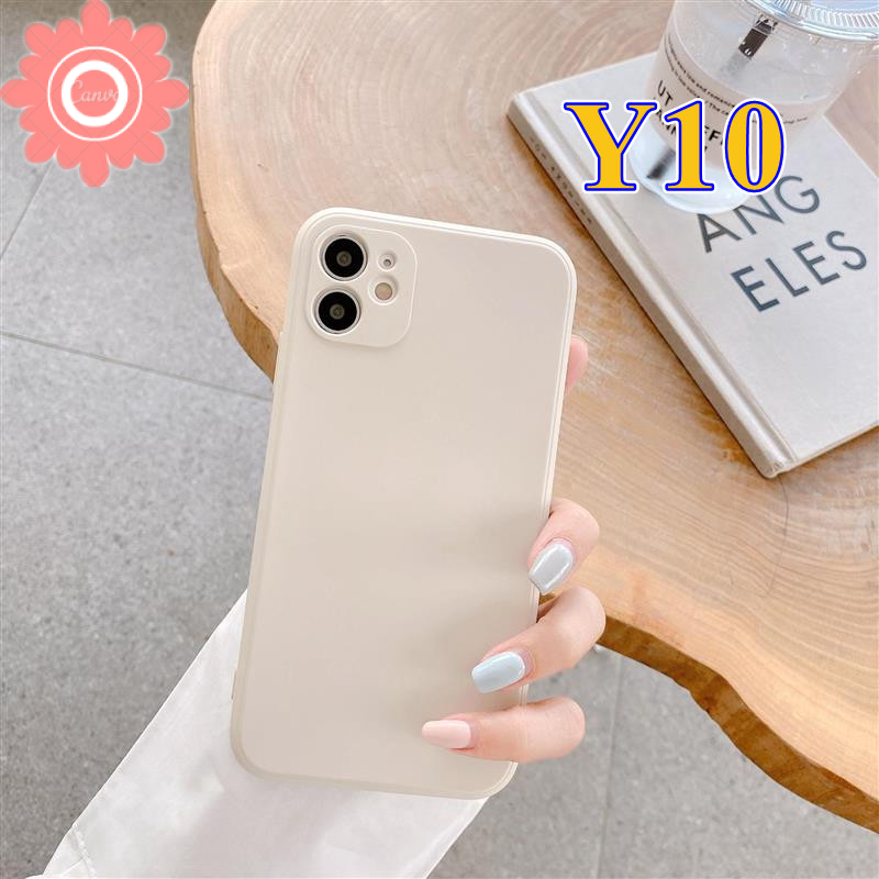 Ốp điện thoại tpu mềm màu trơn đơn giản cho Vivo Y15 Y12 Y17 Y11 Y12I Y12S Y50 Y30 Y30I Y20 Y20I Y20S