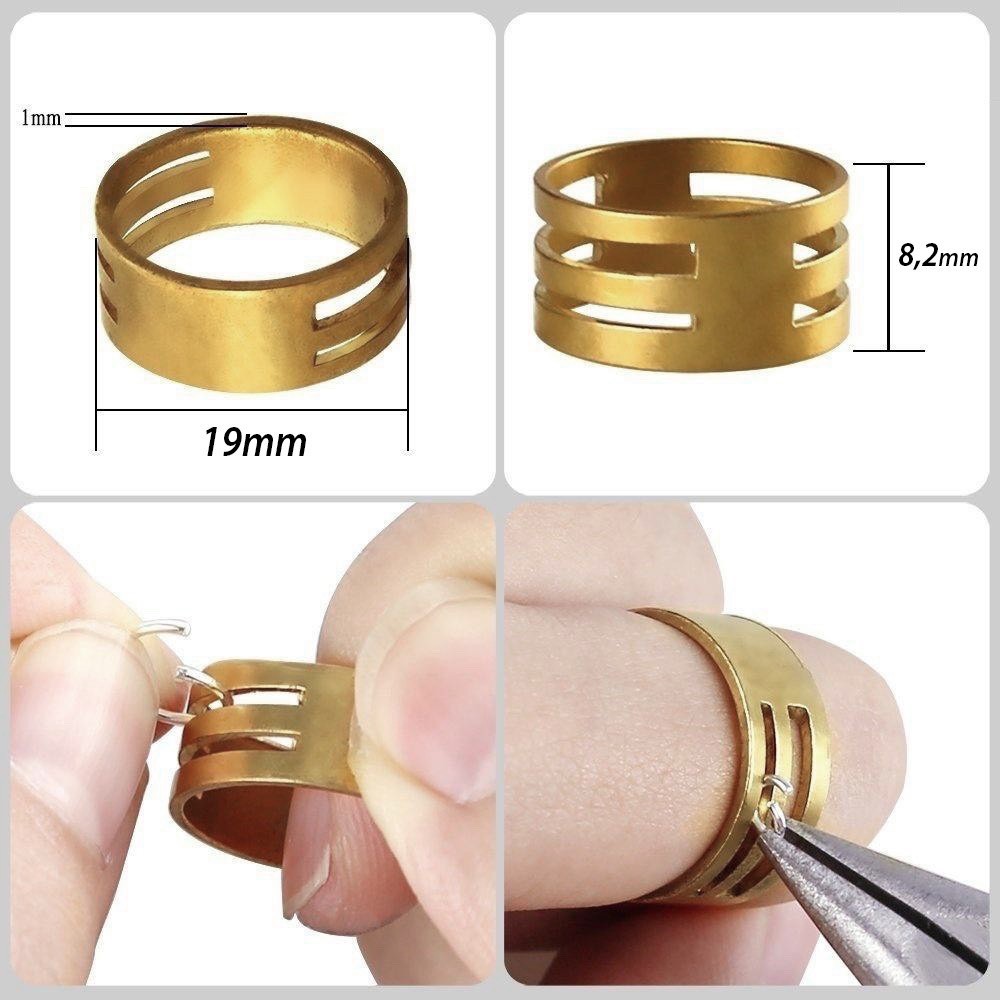 Nhẫn mở khoen, bẻ khoen tròn tiện lợi làm trâm