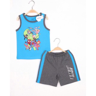 (10-28kg) (SIZE 2-9) ĐỒ BỘ BÉ TRAI SÁT NÁCH YOYO IN SIÊU NHÂN