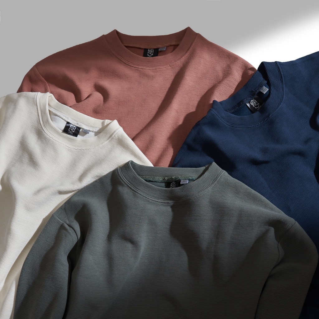 Áo Tay Dài SWEATER 4 MÀU TRƠN Nam Nữ form rộng, unisex, basic - Sweater Local DRAGONBYBOI