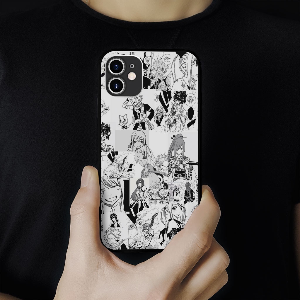 Ốp Lưng Fairy tail manga collage iphone case  cho Iphone 5 6 7 8 Plus 11 12 Pro Max X Xr PAP20210943